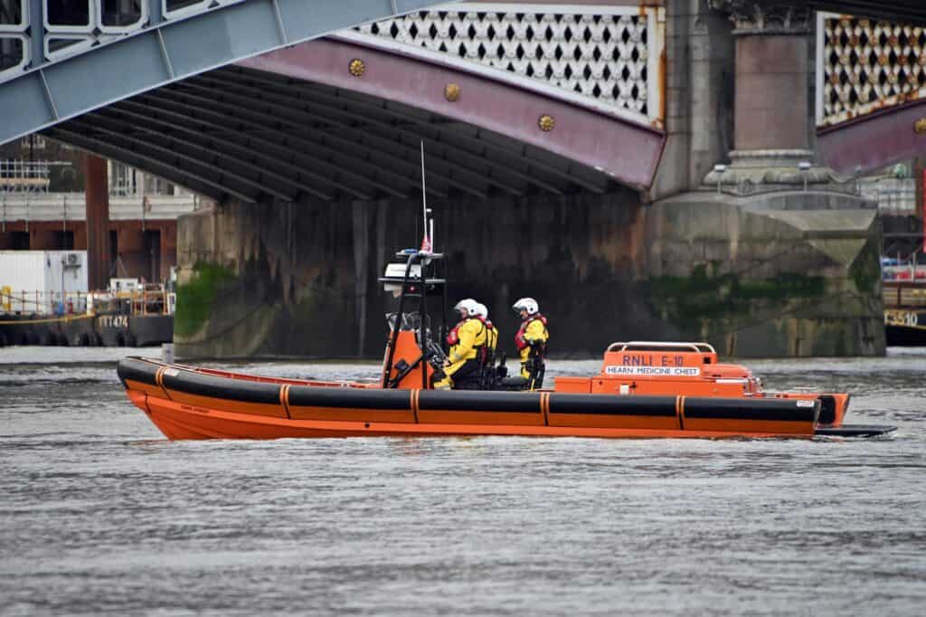 Lifeboat in River Thames